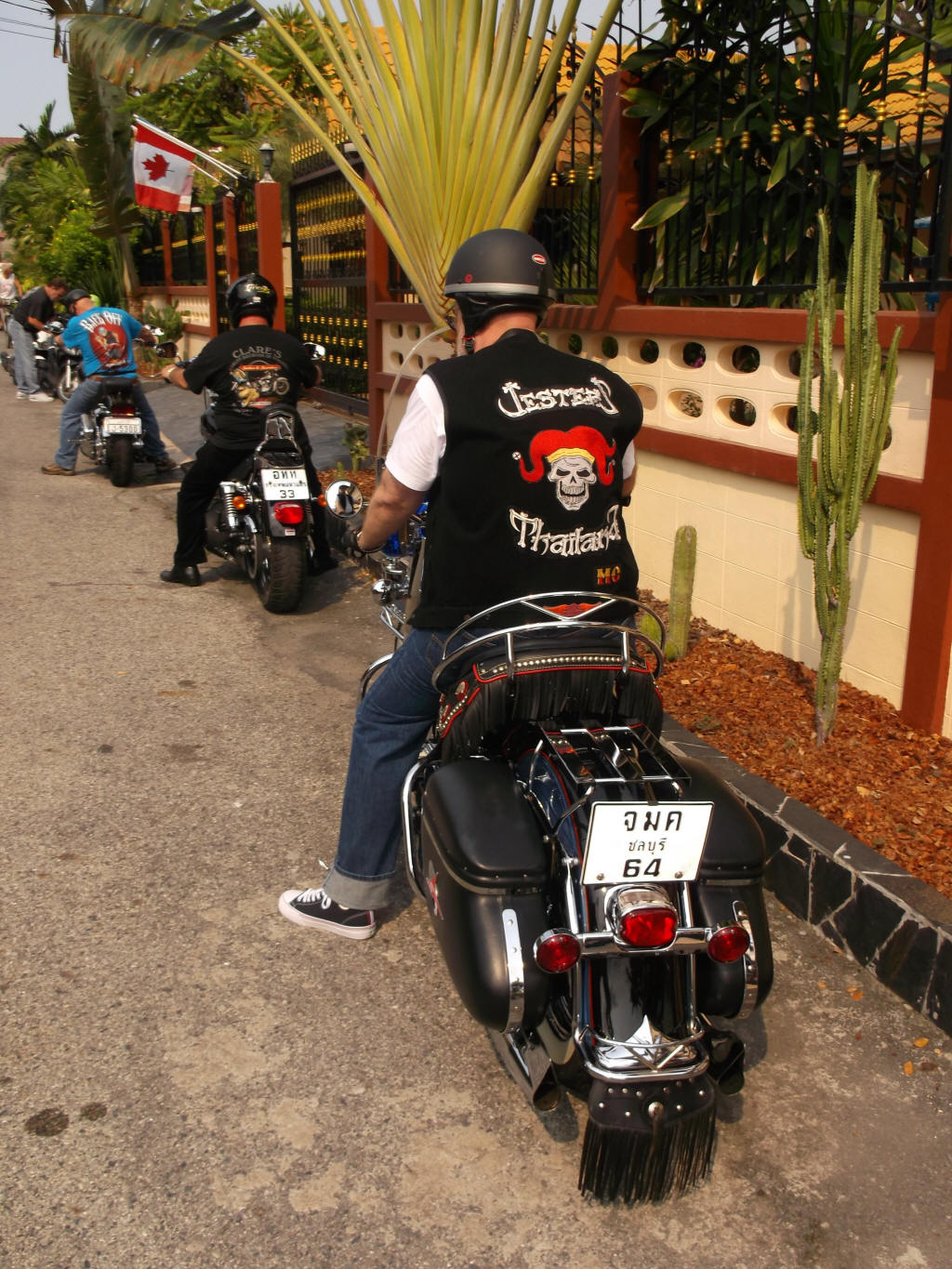 Harley Panhead  Pattaya Bike Week Jesters MC