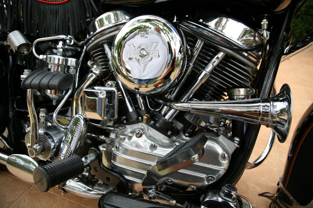 Harley Panhead engine Thailand